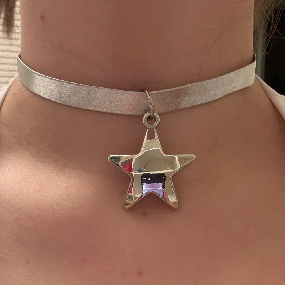 Chic Silver Star Necklace